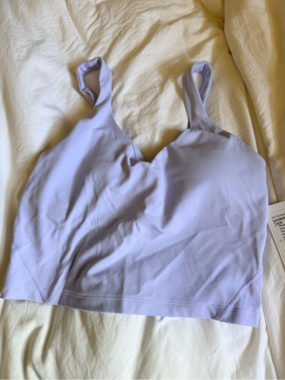 lululemon athletica Light Lavender align Seamless Bra
